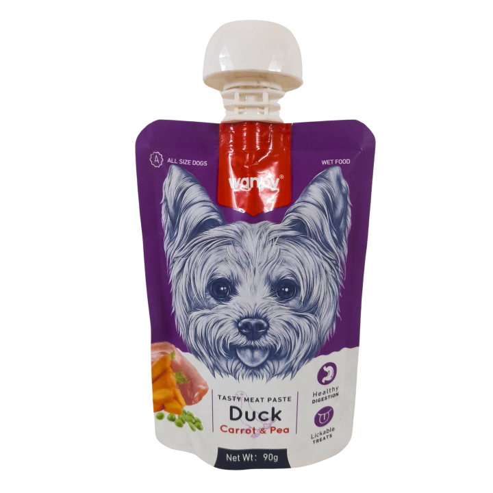 WANPY_WET_DOG_DUCK_CARROT_&_PEA_90_GM